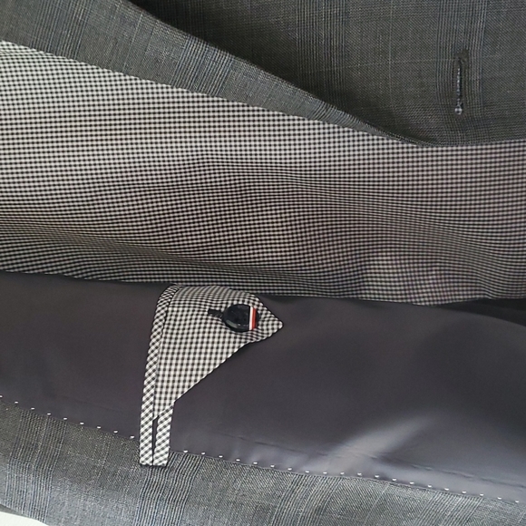 Tommy Hilfiger Gray Wool Blend Stretch Sport Coat Blazer 44 Long and Regular - Picture 5 of 9